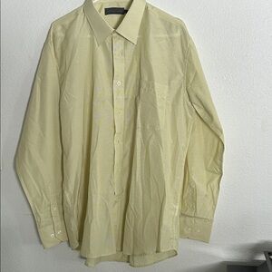 Classic Yellow Men's Dress Shirt